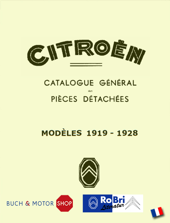 Citroën Generalkatalog 1919 - 1928